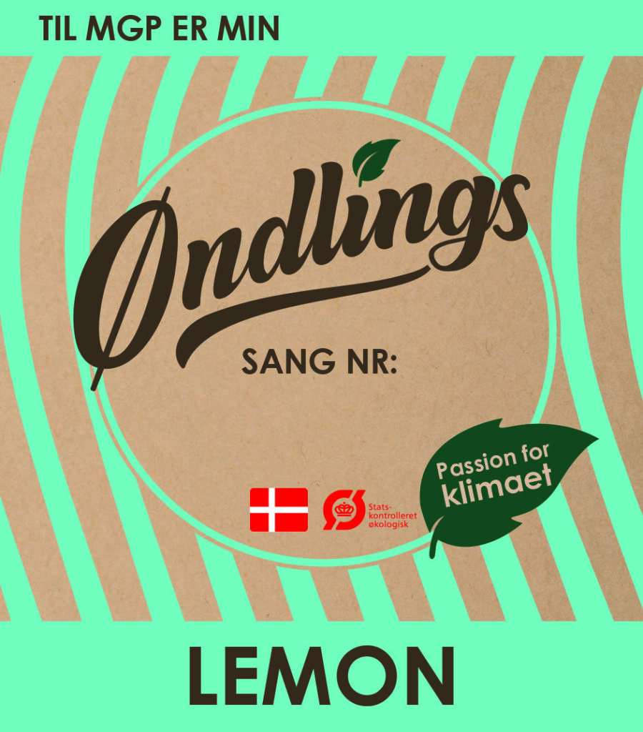 Øndlings lemon etiket til MGP